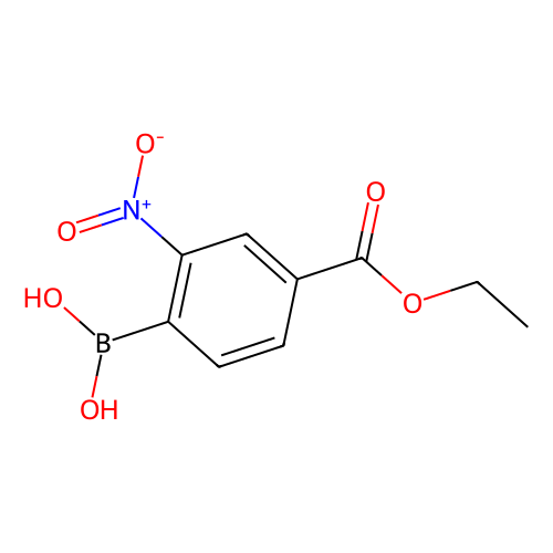 4-Ethoxycarbonyl-2-nitrobenzeneboronic acid(contains Anhydride), min 97%, 100 grams