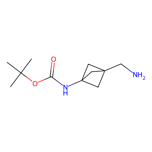 tert-butyl N-[3-(aminomethyl)bicyclo[1.1.1]pentan-1-yl]carbamate, min 97%, 1 gram