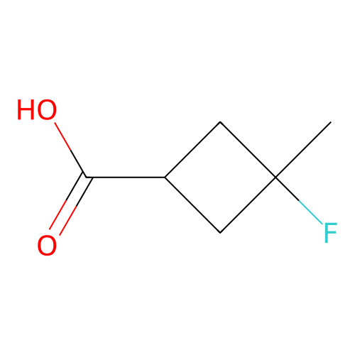 cis-3-fluoro-3-methylcyclobutane-1-carboxylic acid, min 97%, 1 gram