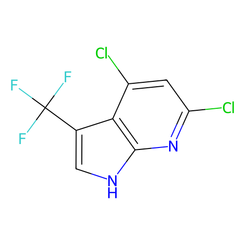 4, 6-dichloro-3-(trifluoromethyl)-1H-pyrrolo[2, 3-b]pyridine, min 97%, 1 gram
