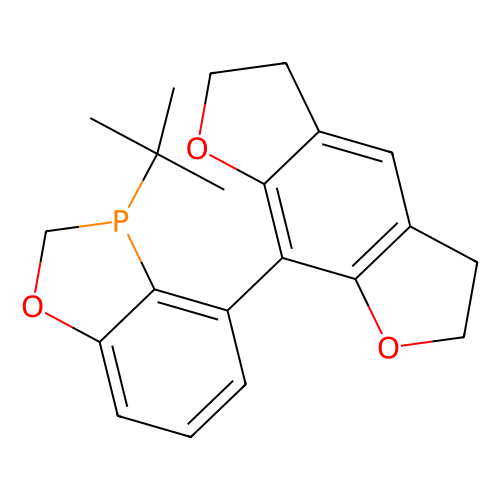 (R)-3-(tert-Butyl)-4-(2, 3, 5, 6-tetrahydrobenzo[1, 2-b:5, 4-b'']difuran-8-yl)-2, 3-dihydrobenzo[d][1, 3]oxaphosphole, min 97%, min 99% (ee), 1 gram
