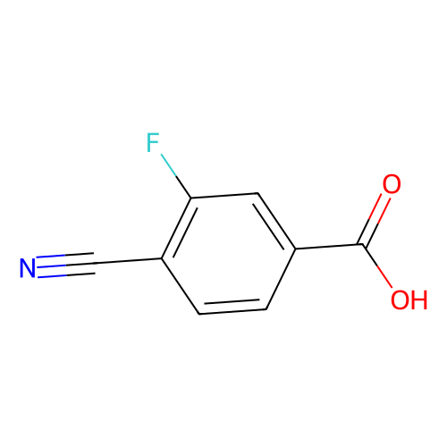 4-Cyano-3-fluorobenzoic acid, min 95%, 10 grams
