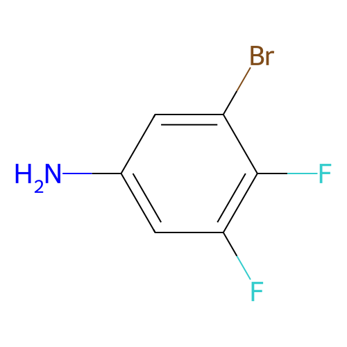3-Bromo-4, 5-difluoroaniline, min 98%, 1 gram
