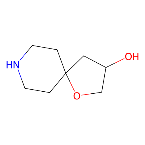 1-Oxa-8-azaspiro[4.5]decan-3-ol, 1 gram, Reagent Grade