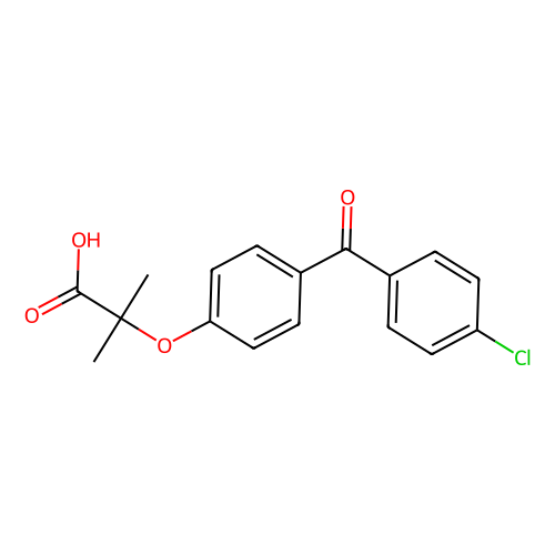 Fenofibric acid, min 98%, 100 grams