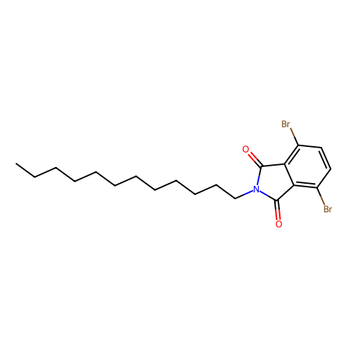 4, 7-Dibromo-2-dodecylisoindoline-1, 3-dione, min 97% (HPLC), 1 gram