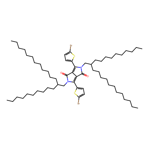3, 6-Bis(5-bromothiophen-2-yl)-2, 5-bis(2-decyltetradecyl) pyrrolo[3, 4-c]pyrrole-1, 4-dione, min 98%, 1 gram