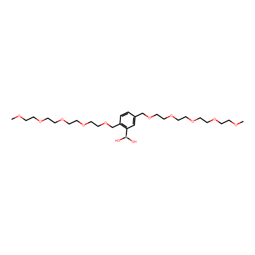 2, 5-Di(2, 5, 8, 11, 14-pentaoxapentadecyl)phenylboronic acid, min 98%, 100 mg