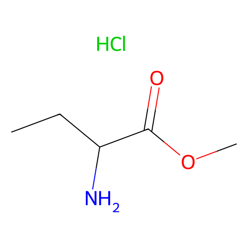 DL-2-Aminobutyric Acid Methyl Ester Hydrochloride, min 98%, 100 grams