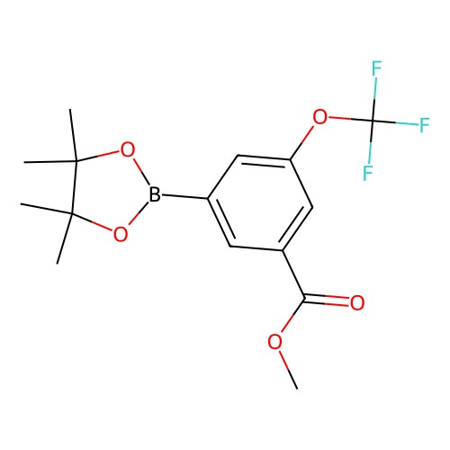 3-Methoxycarbonyl-5-trifluoromethoxylphenylboronic acid, pinacol ester, min 98%, 1 gram