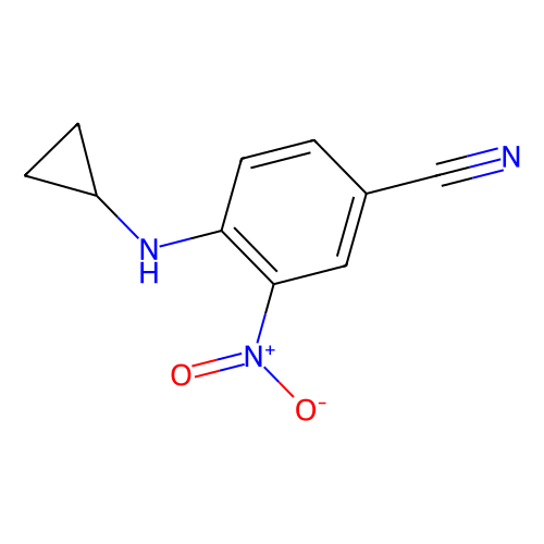 4-(Cyclopropylamino)-3-nitrobenzonitrile, min 98%, 100 grams
