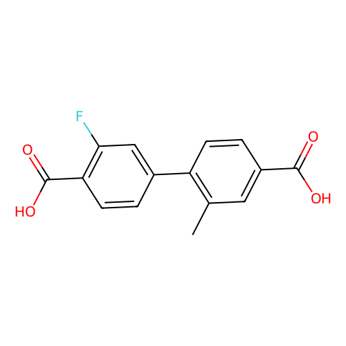 4-(4-Carboxy-3-fluorophenyl)-3-methylbenzoic acid, min 97%, 1 gram