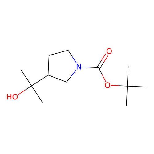 tert-butyl (3r)-3-(2-hydroxypropan-2-yl)pyrrolidine-1-carboxylate, min 97%, 1 gram