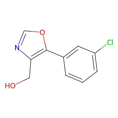 (5-(3-Chlorophenyl)oxazol-4-yl)methanol, min 98%, 5 grams