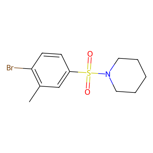 1-(4-Bromo-3-methylphenylsulfonyl)piperidine, min 98%, 5 grams
