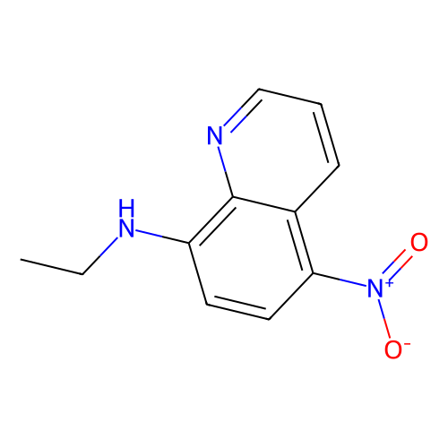 8-Ethylamino-5-nitroquinoline, min 97%, 25 grams