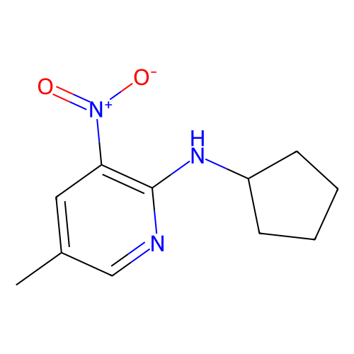 2-Cyclopentylamino-5-methyl-3-nitropyridine, min 98%, 100 grams