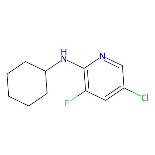 5-Chloro-2-cyclohexylamino-3-fluoropyridine, min 98%, 100 grams