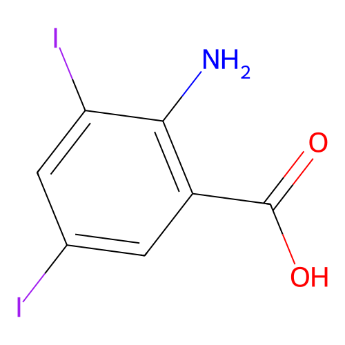3, 5-Diiodoanthranilic Acid, min 95%, 100 grams