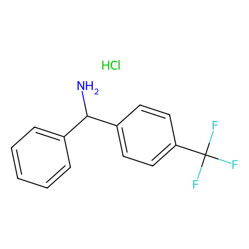 (S)-Phenyl(4-(trifluoromethyl)phenyl)methanamine hydrochloride, min 98%, 1 gram
