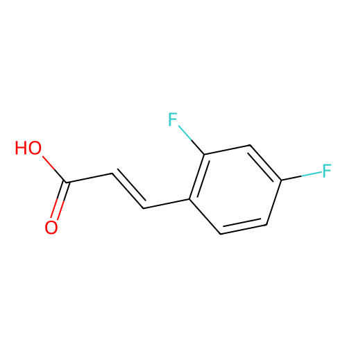 trans-2, 4-Difluorocinnamic acid, min 98%, 100 grams