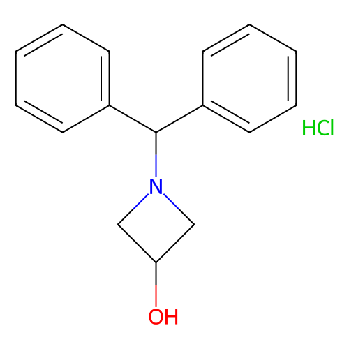 1-Benzhydryl-3-azetidinol hydrochloride, min 96%, 100 grams