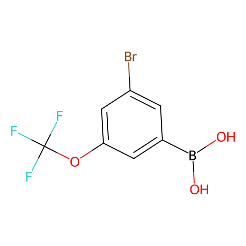3-Bromo-5-(trifluoromethoxy)phenylboronic acid, min 97%, 25 grams