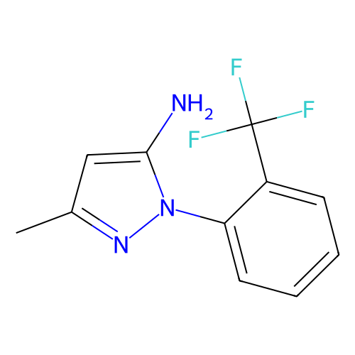 3-Methyl-1-[2-(trifluoromethyl)phenyl]-1h-pyrazol-5-amine, min 95%, 10 grams