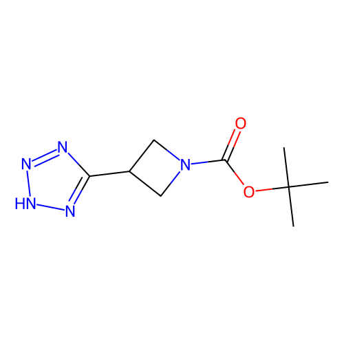 tert-butyl 3-(2H-1, 2, 3, 4-tetrazol-5-yl)azetidine-1-carboxylate, min 97%, 1 gram