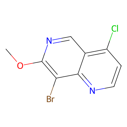 8-bromo-4-chloro-7-methoxy-1, 6-naphthyridine, min 97%, 250 mg
