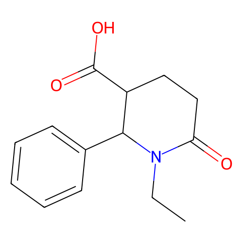 (2R, 3R)-1-Ethyl-6-oxo-2-phenyl-piperidine-3-carboxylic acid, min 95%, 1 gram