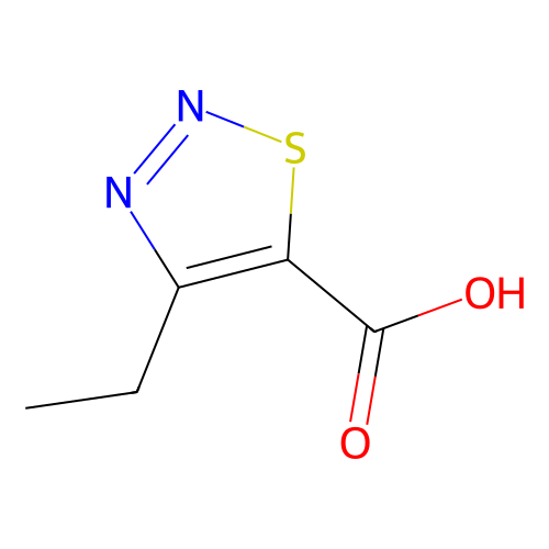 4-Ethyl-1, 2, 3-thiadiazole-5-carboxylic acid, min 95%, 1 gram