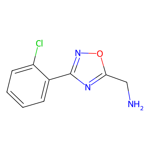 [3-(2-Chlorophenyl)-1, 2, 4-oxadiazol-5-yl]methanamine, min 98%, 1 gram