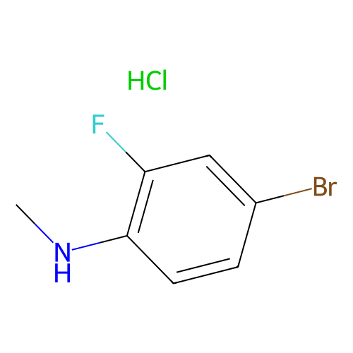 4-Bromo-2-fluoro-N-methylaniline HCl, min 96%, 5 grams