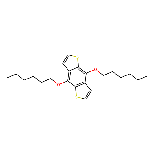 4, 8-Dihexyloxybenzo[1, 2-b :4, 5-b' ]dithiophene, min 98% (HPLC), 1 gram
