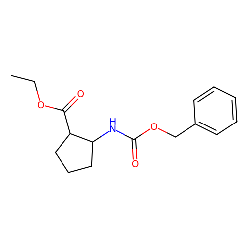 Ethyl (1R, 2S)-2-(cbz-amino)cyclopentanecarboxylate, min 95%, 1 gram