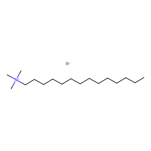 Myristyltrimethylammonium bromide, min 99% (AT), 100 grams, for ion pair chromatography
