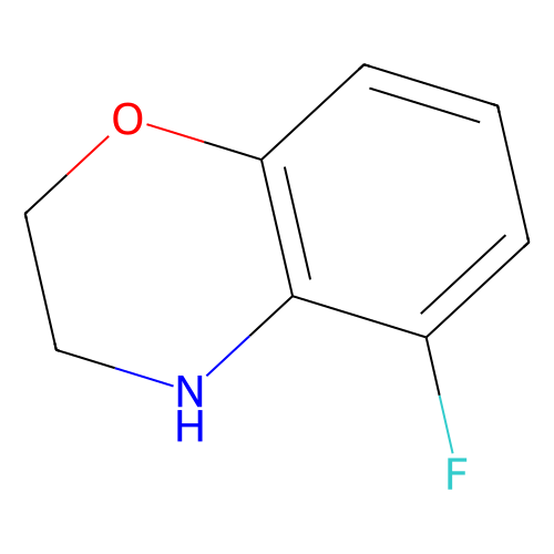 5-Fluoro-3, 4-dihydro-2H-1, 4-benzoxazine, min 98%, 1 gram