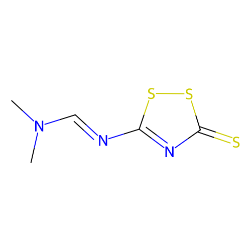 N, N-Dimethyl-N'-(3-thioxo-3H-1, 2, 4-dithiazol-5-yl)formimidamide, min 98%, 100 grams