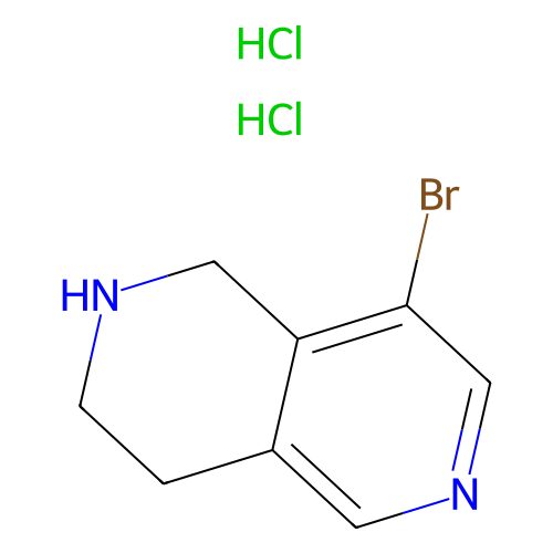 8-bromo-1, 2, 3, 4-tetrahydro-2, 6-naphthyridine dihydrochloride, min 97%, 1 gram