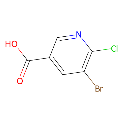 5-Bromo-6-chloronicotinic acid, min 97%, 100 grams