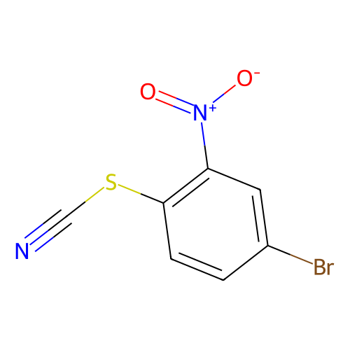 4-Bromo-2-nitro-1-thiocyanatobenzene, min 96%, 1 gram