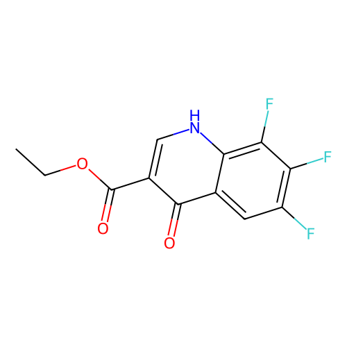 ethyl 6, 7, 8-trifluoro-4-oxo-1, 4-dihydroquinoline-3-carboxylate, min 98%, 100 grams