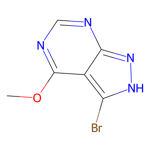 3-bromo-4-methoxy-1H-pyrazolo[3, 4-d]pyrimidine, min 97%, 1 gram