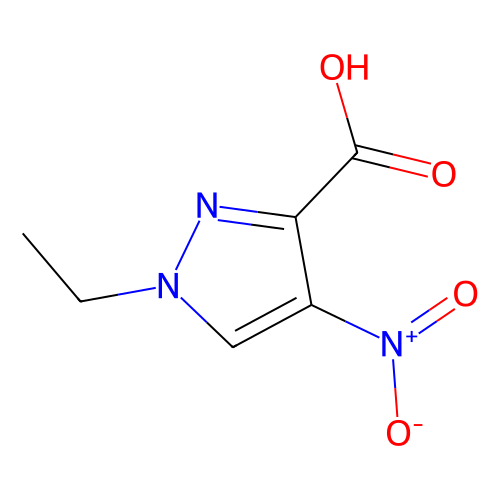 1-Ethyl-4-nitro-1H-pyrazole-3-carboxylic acid, 1 gram