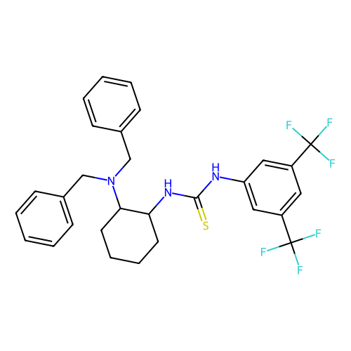 N-[(1S, 2S)-2-[Bis(phenylmethyl)amino]cyclohexyl]-N''-[3, 5-bis(trifluoromethyl)phenyl]thiourea, min 95%, min 98% (ee), 1 gram