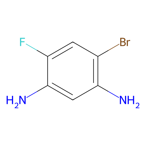 4-Bromo-6-fluorobenzene-1, 3-diamine, min 97%, 1 gram