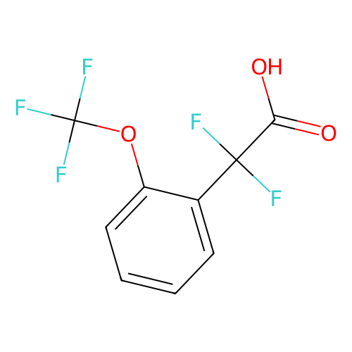 2, 2-Difluoro-2-(2-(trifluoromethoxy)phenyl)acetic acid, min 98%, 5 grams 2, 2-Difluoro-2-(2-(trifluoromethoxy)phenyl)acetic acid, min 98%, 5 grams