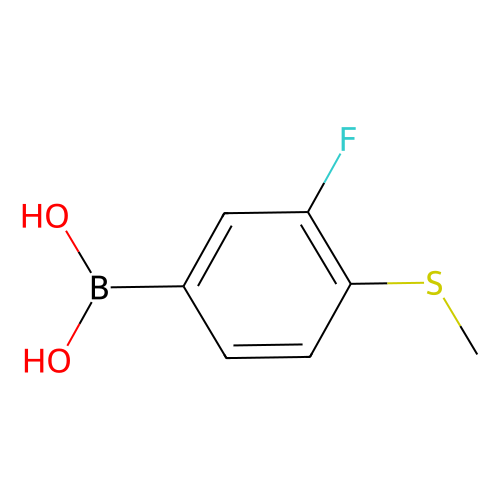 3-Fluoro-4-(methylthio)phenylboronic acid, min 98%, 25 grams