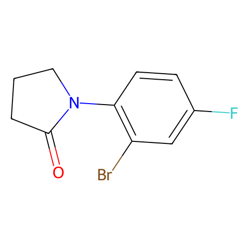 1-(2-Bromo-4-fluorophenyl)pyrrolidin-2-one, min 98%, 25 grams
